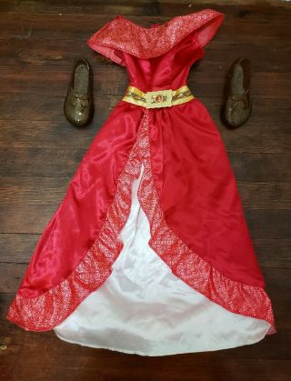 Disney Elena Of Avalor My Size Barbie Limited Edition 38 " Doll Dress And Shoes