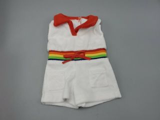 American Girl Ivy Ling ' s Rainbow Romper Outfit Bandana Shoes - for 18 