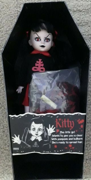 Mezco Living Dead Dolls Series 2: Kitty Misb Open Box Cond.  Doll Ldd Coffin