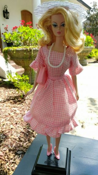 Vintage Barbie Clone Bild Lilli Miss Suzette Fab - Lu Babs Hk Pink White Dress