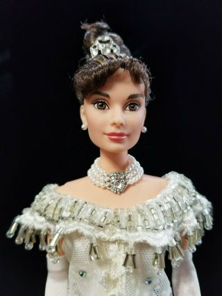 Audrey Hepburn,  Mattel Doll,  Redressed In Embassy Ball Gown From My Fair Lady
