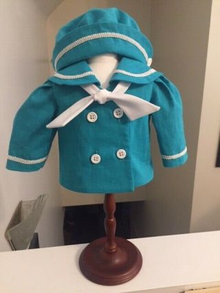 Euc Made To Fit American Girl Rebecca 1914 Reefer Jacket W/hat Samantha Nellie