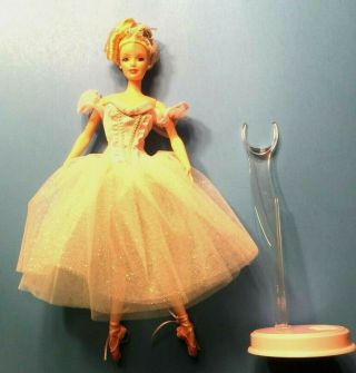 Barbie As Marzipan In The Nutcracker Ballerina Doll With Stand
