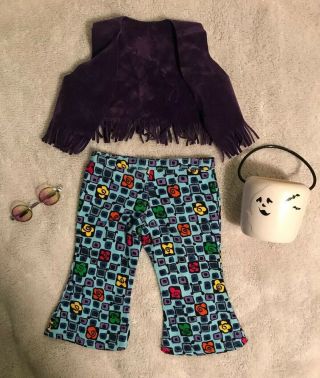Retired American Girl Historical Hippie Halloween Costume Outfit Pleasant Co