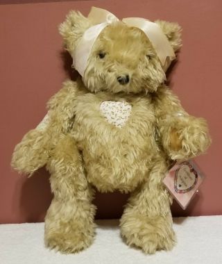 Dakin & Company - Cherished Teddies,  Elsa Bear,  Made In 1992,  15 " Tall,  Ta