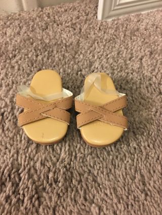 American Girl 18 " Doll Julie Meet Sandals Shoes Only