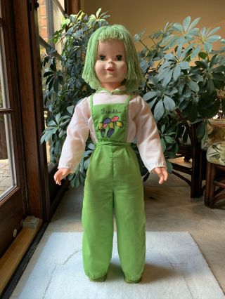 Uneeda Freckles Doll With Dress 32 " Life Size Walking Walker