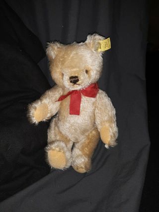 Steiff Mohair Poseable Jointed 9 " Teddy Bear 0201/26