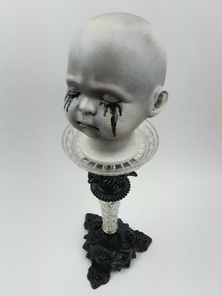 Ooak Creepy Doll,  Doll Head,  Horror Doll,  Scary Doll,  Halloween Decor,