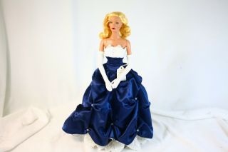 1999 Tonner - Nude Tyler Wentworth In Dress 16 " Fashion Doll W/ Long Blonde Hair
