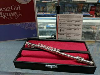Retired AMERICAN GIRL FLUTE SET and MUSIC STAND Sheet Music Complete 2