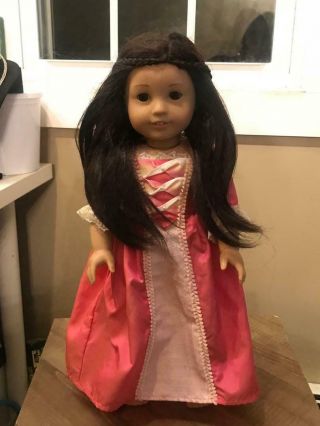 American Girl Doll Jess In Elizabeth Meet Dress