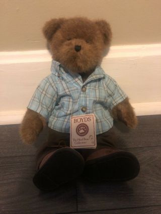 Boyds Bears Kellan Labrewin 904621 2007 14” Plush Out Of The Blue Cafe Nwt