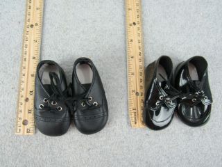Black Tie Up Doll Shoes For My Twinn Or Similar Size Modern Or Vintage Doll