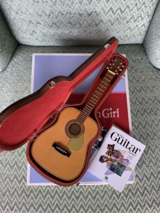 American Girl Guitar Set With Case And Music Books,  Box