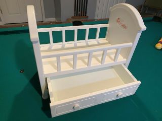 American Girl Bitty Baby Crib With Storage Drawer