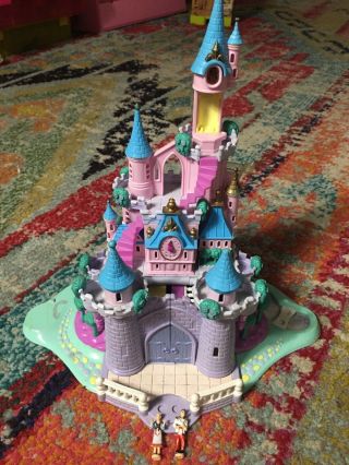 Bluebird 1995 Disney Polly Pocket Cinderella Pink & Purple Castle