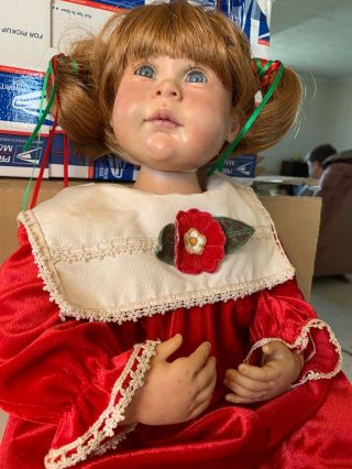 Ashton Drake/julie Fischer Cloth & Vinyl Doll " Chloe " Now Reborn Toddler Trista