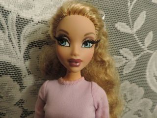 My Scene Kennedy (barbie) With Eyelashes Fully Dressed & Purple Shirt And Pants