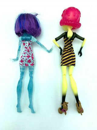MONSTER HIGH Create A Monster CAM Custom Bee Insect Girl and Invisible Aqua Girl 2