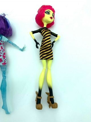 MONSTER HIGH Create A Monster CAM Custom Bee Insect Girl and Invisible Aqua Girl 3