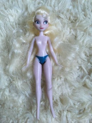 5 Inch Mini Elsa Disney Princess Classic Doll For Doll 1:3 Sd 1:4 Msd Bjd