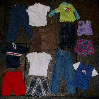 Barbie Doll Clothes - 6 Assorted Age Ken Outfits