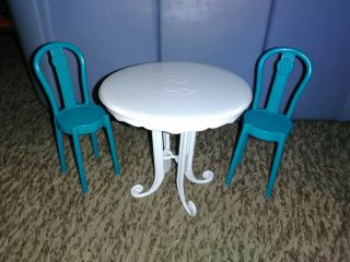 Barbie Or Same Size Doll Kitchen Table & Chairs