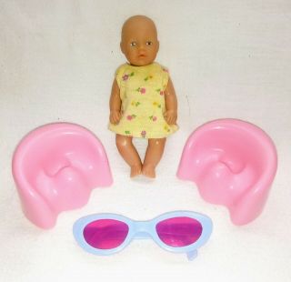 Baby Born Zapf Creation Doll And Accessories