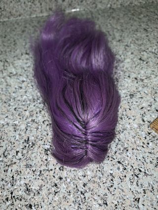 MONSTER HIGH Doll LONG HAIR PURPLE WIG Only From Create A Monster Set 2