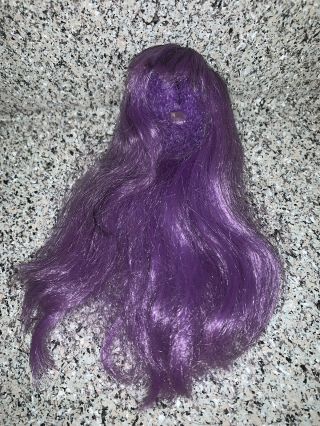 MONSTER HIGH Doll LONG HAIR PURPLE WIG Only From Create A Monster Set 3