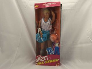 1989 Ken And The All Stars Basketball Player Doll Nrfb