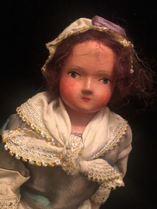 Vintage Hand Painted CHAMBER MAID DOLL 8 1/2 