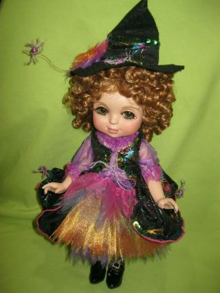 Marie Osmond Adora Spell Belle Halloween Gypsy Witch In Hat 12 " Porcelain Doll