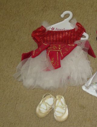 American Girl Ruby Ballet Outfit For 18 " Doll,  Retired