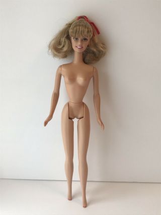 Grease Sandy Cheerleader Barbie Doll Nude Ooak