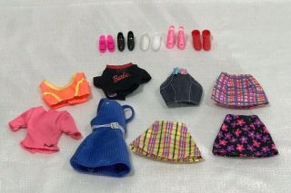 Barbie Mini Skirt Outfit Set Barbie Doll Clothes With Shoes