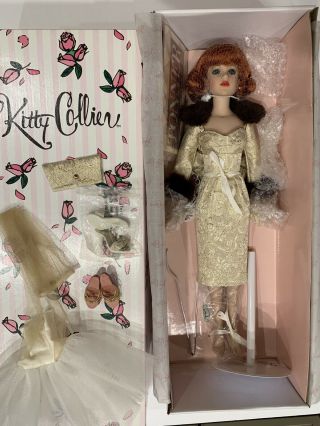 Tonner 18” Kitty Collier Fashion Doll Cocktails At 5,  Box,  Stand,