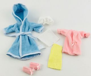 Eden Madeline 8 " Doll Splish Splash Outfit Robe Slippers Shower Cap Washcloth
