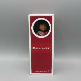 American Girl Ivy Ling 6.  5 " Mini Doll,  Meet Outfit & Mini Book W/ Box