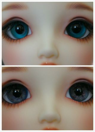 2 Pairs Of Bjd Glass Eyes 18mm Doll Making Supplies Bjd
