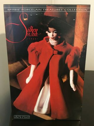 Silken Flame Porcelain 1962 Barbie 3rd In The Series Limited Edition.
