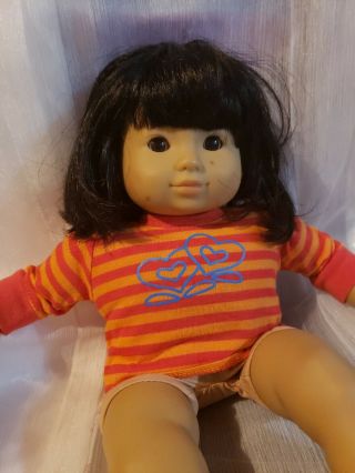 American Girl Bitty Twin Doll Brown Hair/Eyes Girl 15  & and outfit 2