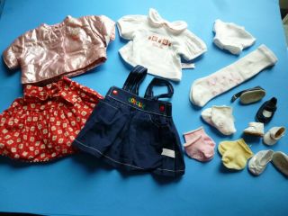 Various Sized Corolle Doll Clothes Socks Shoes