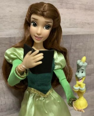 Disney Store,  Belle,  Beauty And The Beast,  12”,  Posable,  Doll,  Princess