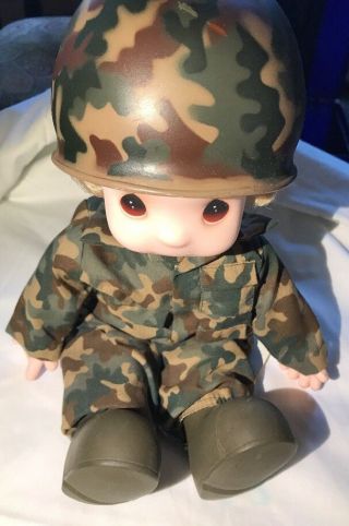 Precious Moments Little 14” Boy Doll In Camouflage “i 