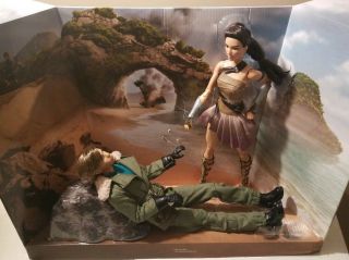 2016 Mattel Barbie Wonder Woman Steve Trevor Paradise Island Dwf48 Open Box