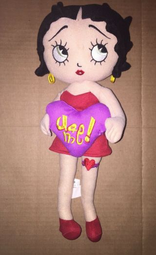 Betty Boop Classic Red Betty 16 " Stuffed Plush Doll
