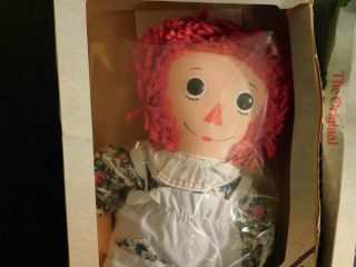 1979 Knickerbocker Raggedy Ann And Andy 12 " Doll Set By Johnny Gruelle Boxed