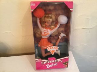 University Of Texas Cheerleader Barbie Doll 1996